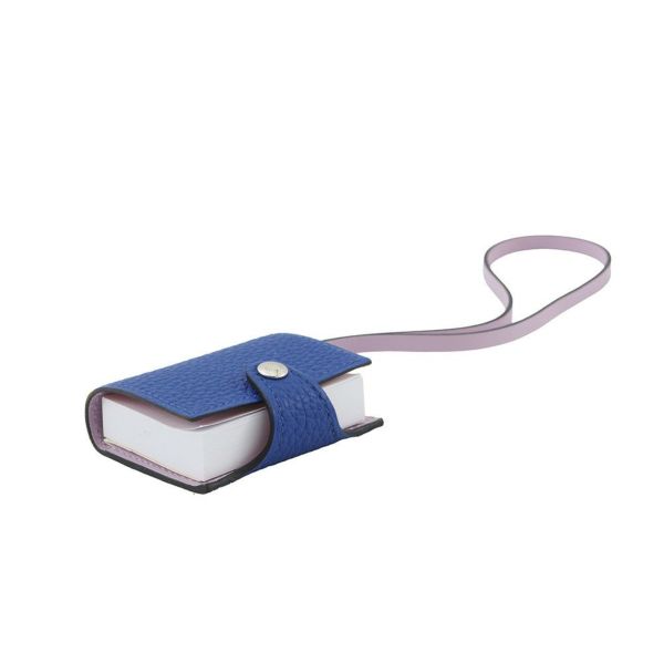 エルメス バッグチャーム ユリス ナノ ヴェルソ ブルーフランス/モーヴシルベストル トゴ/スイフト Z刻印