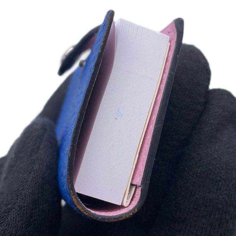 エルメス バッグチャーム ユリス ナノ ヴェルソ ブルーフランス/モーヴシルベストル トゴ/スイフト Z刻印