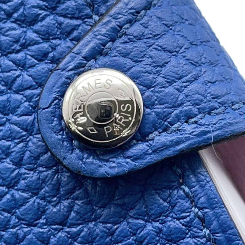 エルメス バッグチャーム ユリス ナノ ヴェルソ ブルーフランス/モーヴシルベストル トゴ/スイフト Z刻印