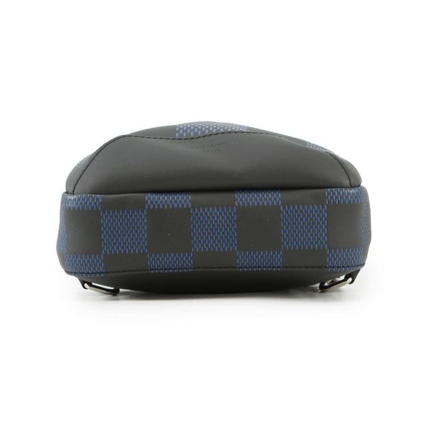 ルイヴィトン ボディバッグ ダミエ・アンフィニ 3D アヴェニュー・スリングバッグ N50024 LOUIS VUITTON 黒 ブラック