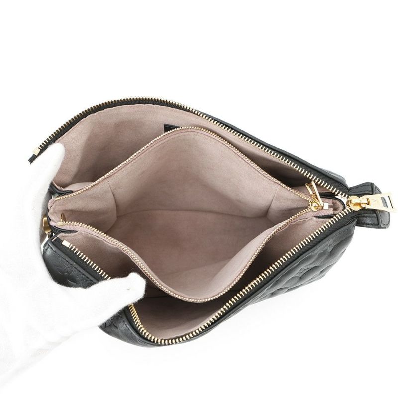 ルイヴィトン ショルダーバッグ モノグラム・パターン/ラムレザー クッサンPM M21260 LOUIS VUITTON BAG 黒 ブラック