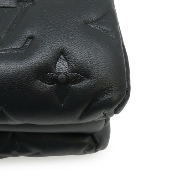 ルイヴィトン ショルダーバッグ モノグラム・パターン/ラムレザー クッサンPM M21260 LOUIS VUITTON BAG 黒 ブラック