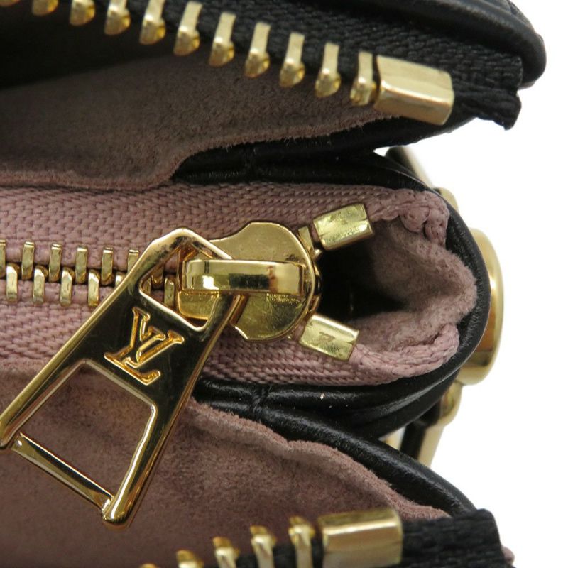 ルイヴィトン ショルダーバッグ モノグラム・パターン/ラムレザー クッサンPM M21260 LOUIS VUITTON BAG 黒 ブラック