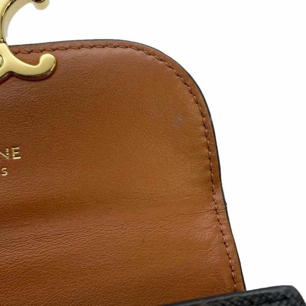 セリーヌ 三つ折り財布 スモールウォレット トリオンフ 10D783 CELINE 財布