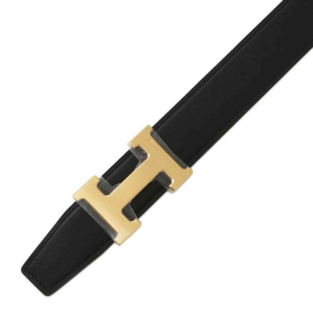 エルメス ベルト ベルトバックル H レザーベルト キット32 ブラック/ゴールド/ゴールド金具 ボックスカーフ/トゴ サイズ90 K刻印 黒