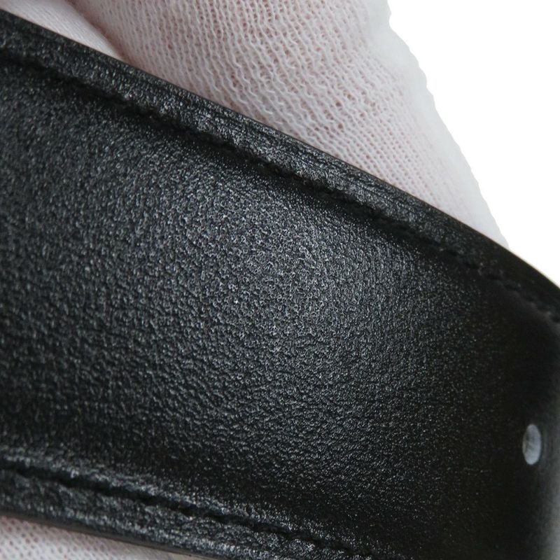 エルメス ベルト ベルトバックル H レザーベルト キット32 ブラック/ゴールド/ゴールド金具 ボックスカーフ/トゴ サイズ90 K刻印 黒