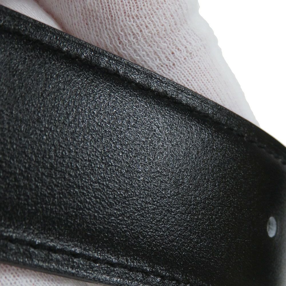 エルメス ベルト ベルトバックル H レザーベルト キット32 ブラック/ゴールド/ゴールド金具 ボックスカーフ/トゴ サイズ90 K刻印 黒