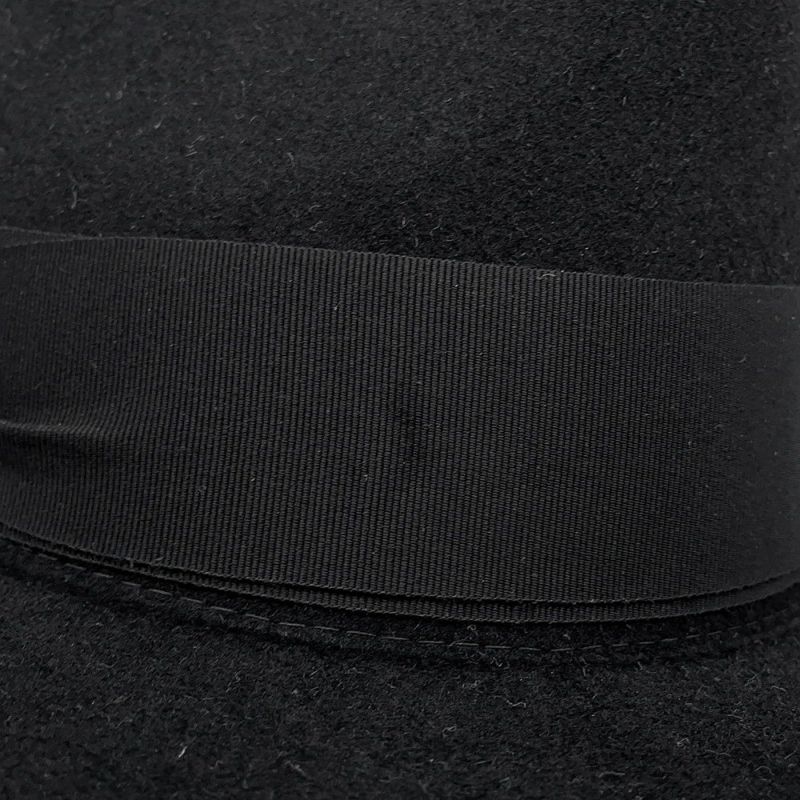 エルメス ハット ミニクー ハート フォーブルラブ フェルト サイズ57 HERMES 帽子 黒