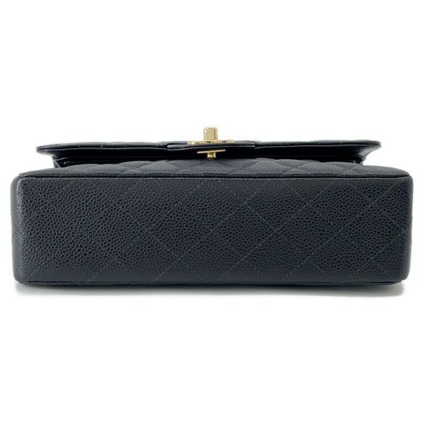 シャネル チェーンショルダーバッグ マトラッセ23 ココマーク ダブルチェーン キャビアスキン A01113 CHANEL 黒