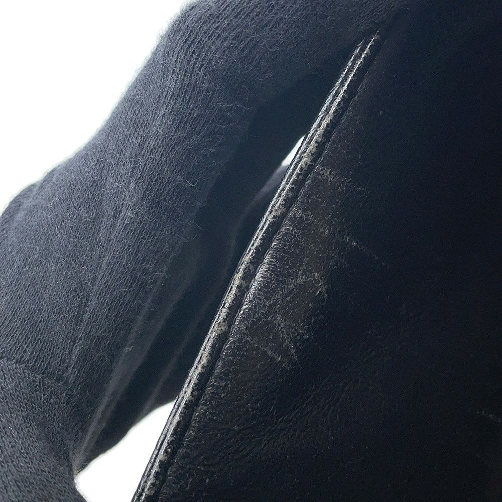 シャネル チェーンショルダーバッグ マトラッセ23 ココマーク ダブルチェーン キャビアスキン A01113 CHANEL 黒