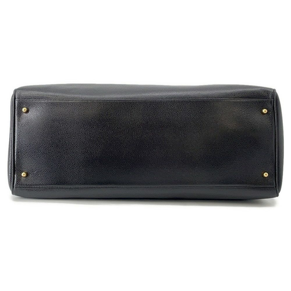 シャネル チェーントートバッグ ココマーク スーパーモデルバッグ キャビアスキン A01992 黒