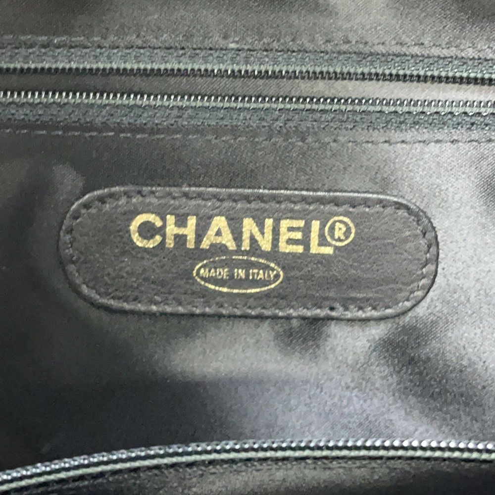 シャネル チェーントートバッグ ココマーク スーパーモデルバッグ キャビアスキン A01992 黒