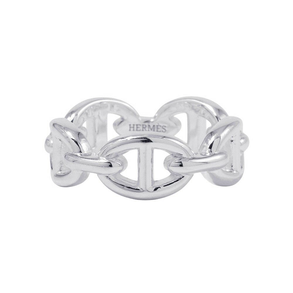 エルメス リング シェーヌダンクル アンシェネPM Enchainee SV925シルバー リングサイズ54 HERMES ジュエリー