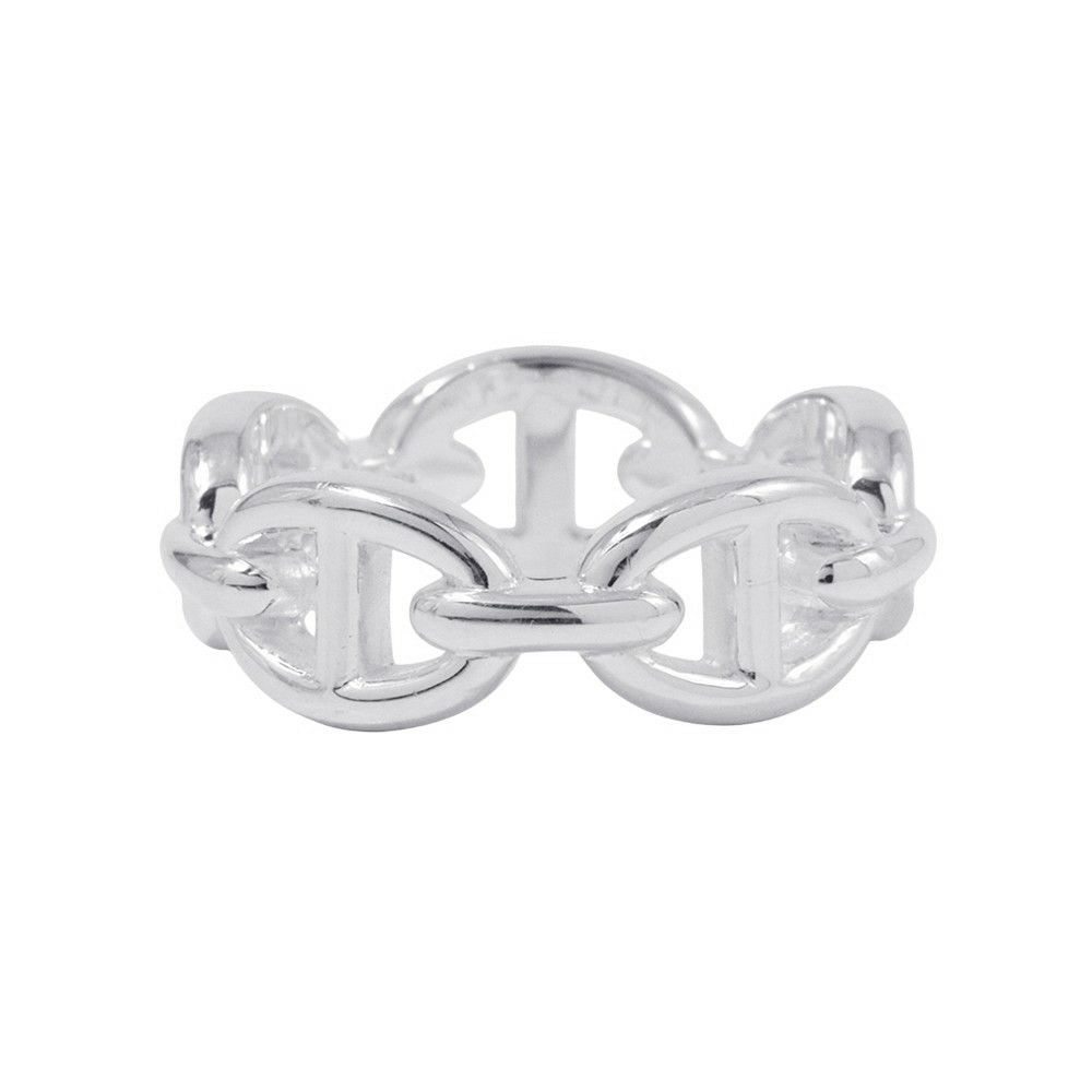 エルメス リング シェーヌダンクル アンシェネPM Enchainee SV925シルバー リングサイズ54 HERMES ジュエリー