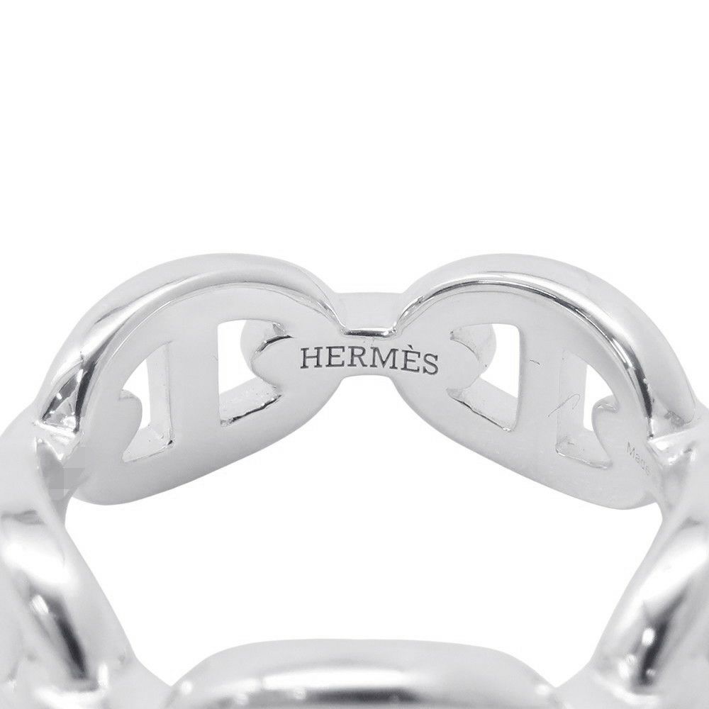 エルメス リング シェーヌダンクル アンシェネPM Enchainee SV925シルバー リングサイズ54 HERMES ジュエリー