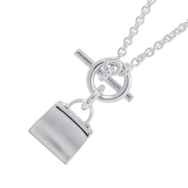 エルメス ネックレス アミュレット ケリー SV925シルバー HERMES ジュエリー ペンダント