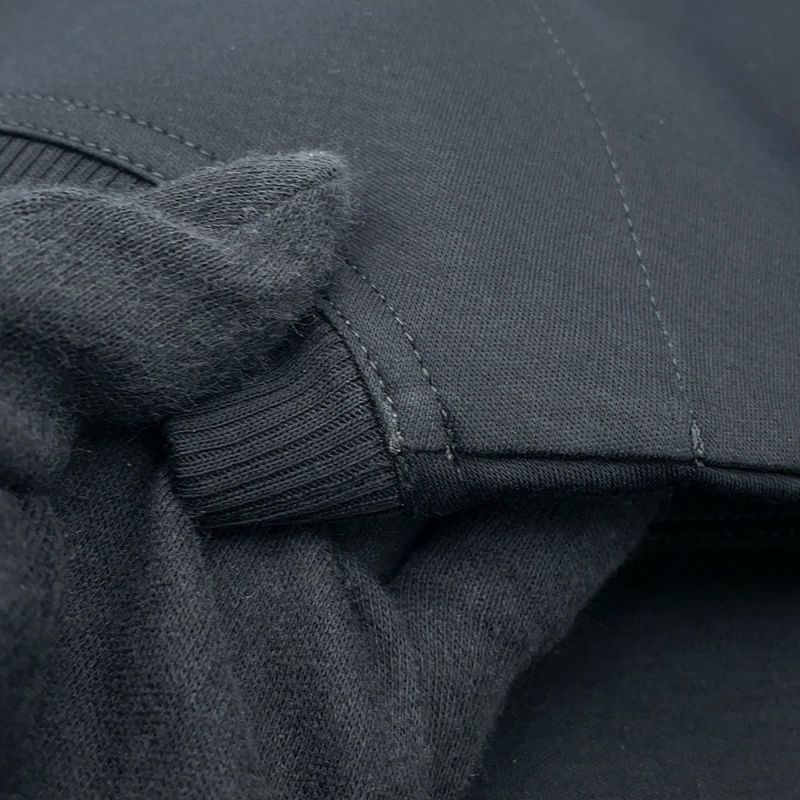 エルメス 半袖ワンピース 刺繍ポケット フレアドレス コットン レディースサイズ38 HERMES 黒 レース