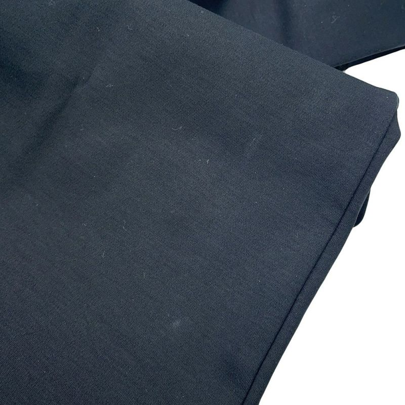 エルメス 半袖ワンピース 刺繍ポケット フレアドレス コットン レディースサイズ38 HERMES 黒 レース