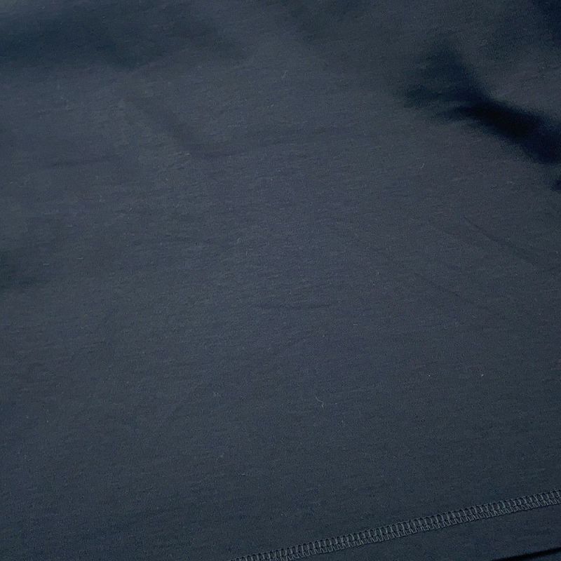 エルメス 半袖ワンピース 刺繍ポケット フレアドレス コットン レディースサイズ38 HERMES 黒 レース