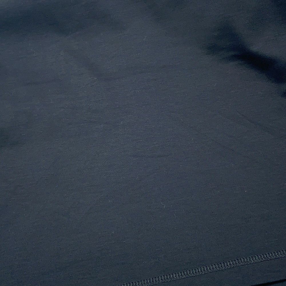 エルメス 半袖ワンピース 刺繍ポケット フレアドレス コットン レディースサイズ38 HERMES 黒 レース