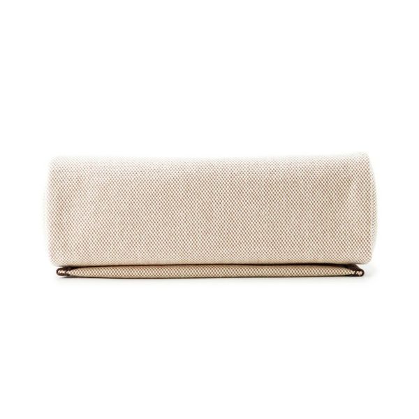 エルメス ショルダーバッグ エールバッグジップ ミニ エクリュ/エベンヌ/ゴールド金具 トワルミリタリー/ヴァッシュハンター K刻印