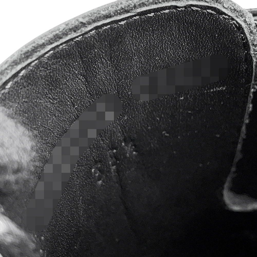 エルメス ローファー ダービー ファースト グラッセ レディースサイズ35 1/2 HERMES 靴 黒