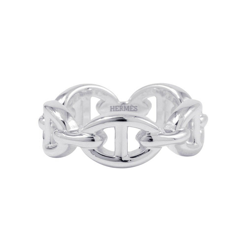 エルメス リング シェーヌダンクル アンシェネPM Enchainee SV925シルバー リングサイズ50 HERMES ジュエリー
