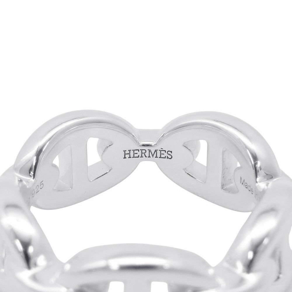 エルメス リング シェーヌダンクル アンシェネPM Enchainee SV925シルバー リングサイズ50 HERMES ジュエリー
