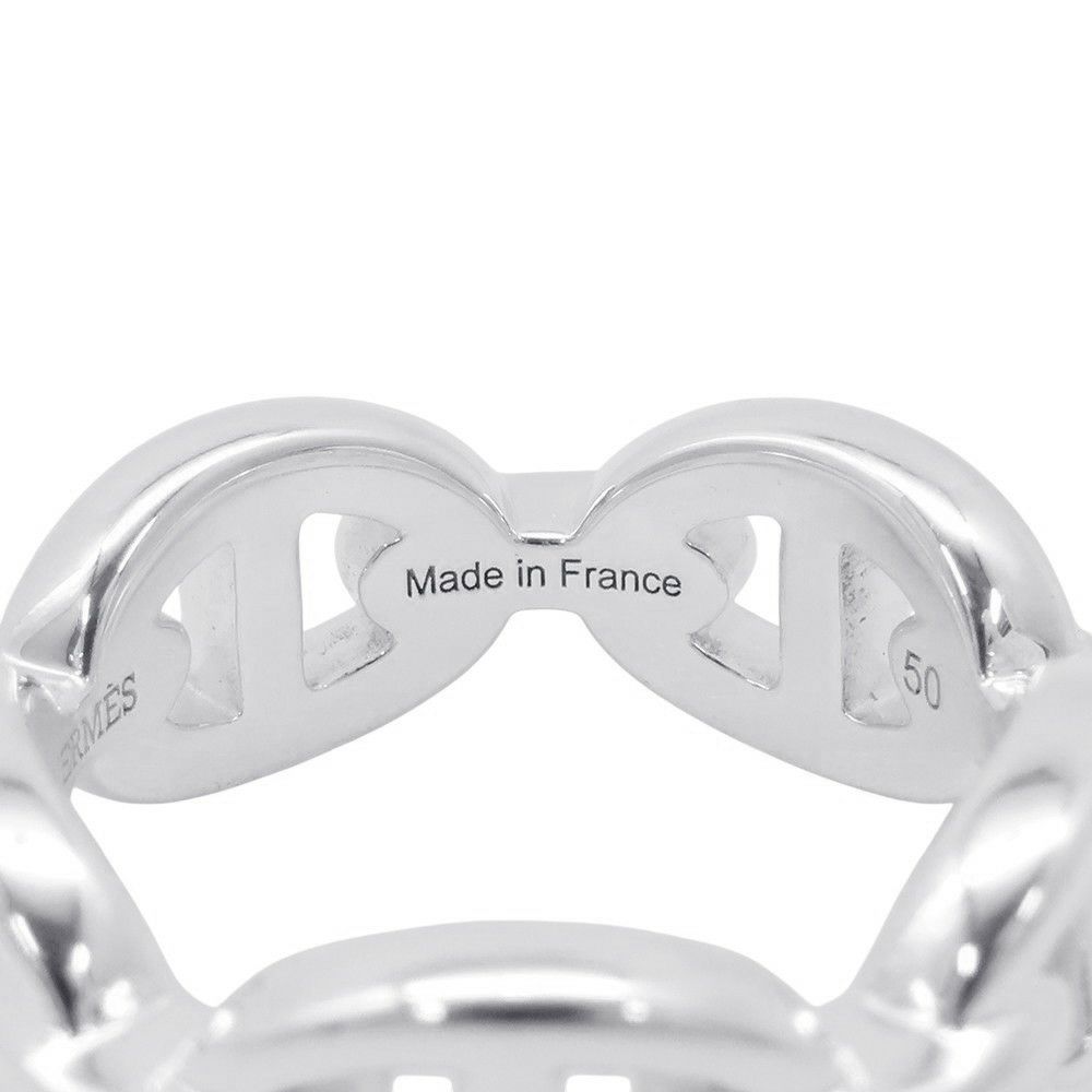 エルメス リング シェーヌダンクル アンシェネPM Enchainee SV925シルバー リングサイズ50 HERMES ジュエリー