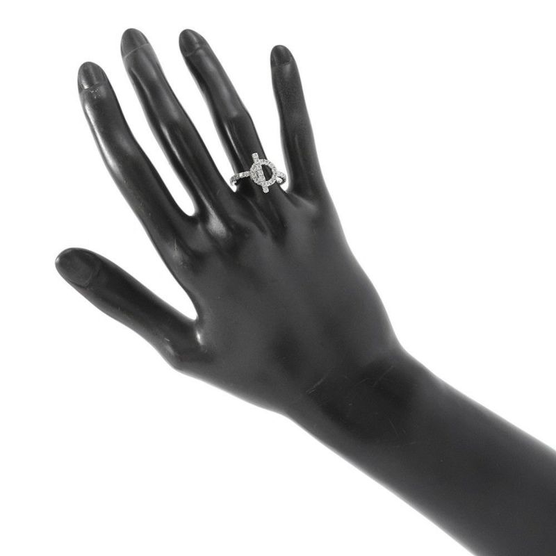 エルメス リング フィネス ダイヤモンド 31P 計0.83ct K18WGホワイトゴールド リングサイズ53 HERMES 指輪