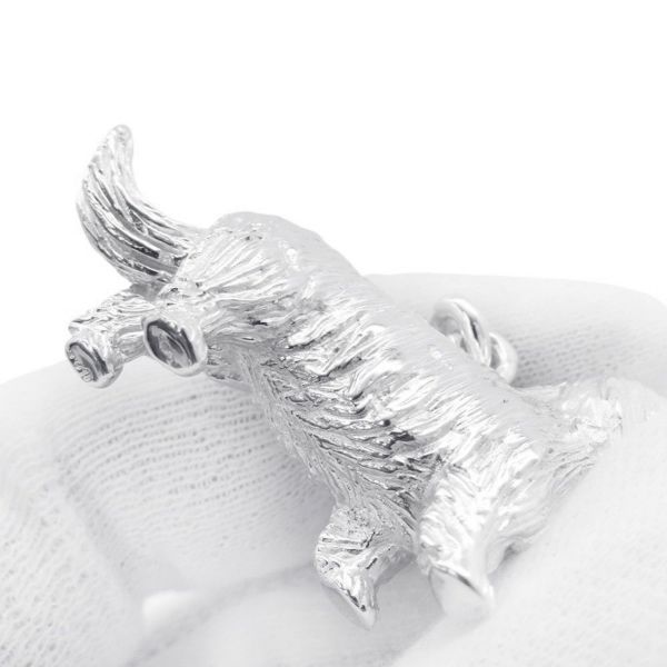 エルメス チャーム ドッグ ホース SV925シルバー HERMES キーホルダー ダックスフンド