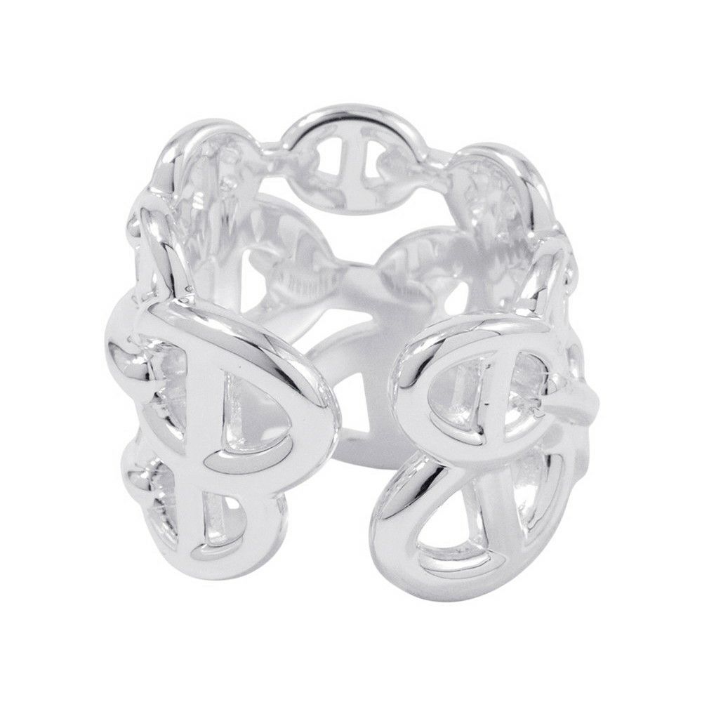 エルメス リング シェーヌダンクル アンシェネGM Enchainee SV925シルバー リングサイズ50 HERMES 指輪