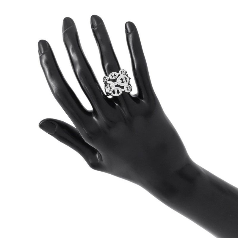 エルメス リング シェーヌダンクル アンシェネGM Enchainee SV925シルバー リングサイズ50 HERMES 指輪