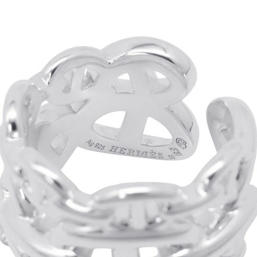 エルメス リング シェーヌダンクル アンシェネGM Enchainee SV925シルバー リングサイズ50 HERMES 指輪