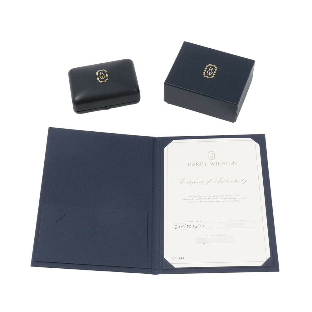 ハリーウィンストン ピアス リリークラスター・ミニ・イヤスタッズ ダイヤモンド 74P 計約0.37ct K18YGイエローゴールド EADYPO1MLC