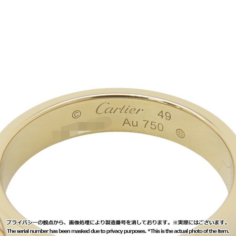 カルティエ リング ラブリング SM スモールモデル K18YGイエローゴールド リングサイズ49 ジュエリー 指輪