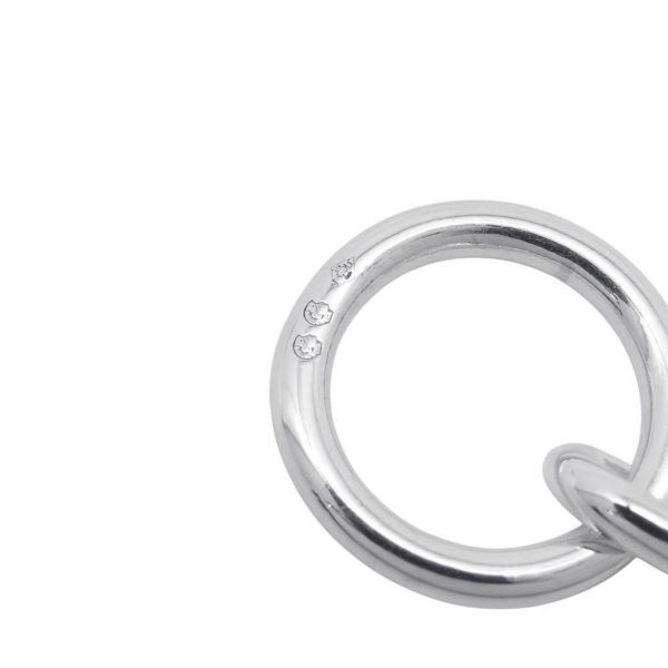 エルメス ネックレス シェーヌダンクルPM 43コマ SV925シルバー HERMES ジュエリー