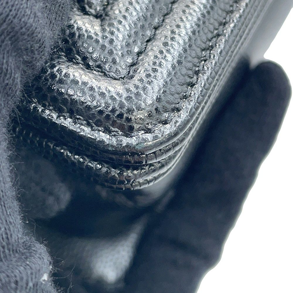 シャネル チェーンショルダーバッグ ボーイシャネル スモール マトラッセ ココマーク A67085 BOY CHANEL 黒