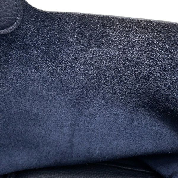 エルメス ハンドバッグ ピコタンロックMM ブルーニュイ/シルバー金具 トリヨンクレマンス D刻印