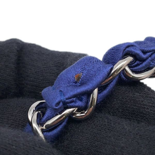 シャネル チェーンショルダーバッグ ココマーク ラムスキン シルク カメリアチャーム付き CHANEL バッグ