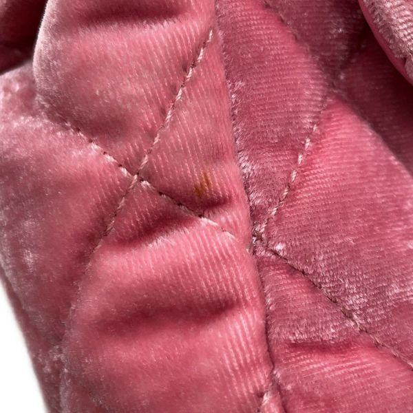シャネル チェーンショルダーバッグ マトラッセ ココマーク ホーボー ベロア AS4323 CHANEL バッグ