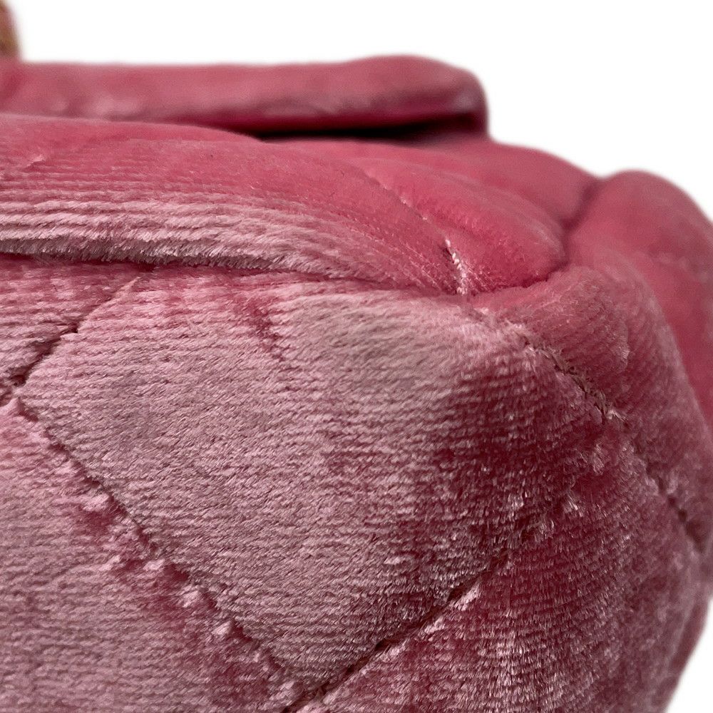 シャネル チェーンショルダーバッグ マトラッセ ココマーク ホーボー ベロア AS4323 CHANEL バッグ