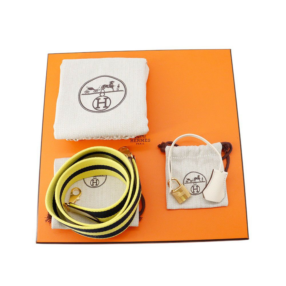 エルメス ボリード1923 25 サングル・ウーリー ナタ/ブルーインディゴ/ライム/ゴールド金具 エプソン B刻印 2wayショルダー