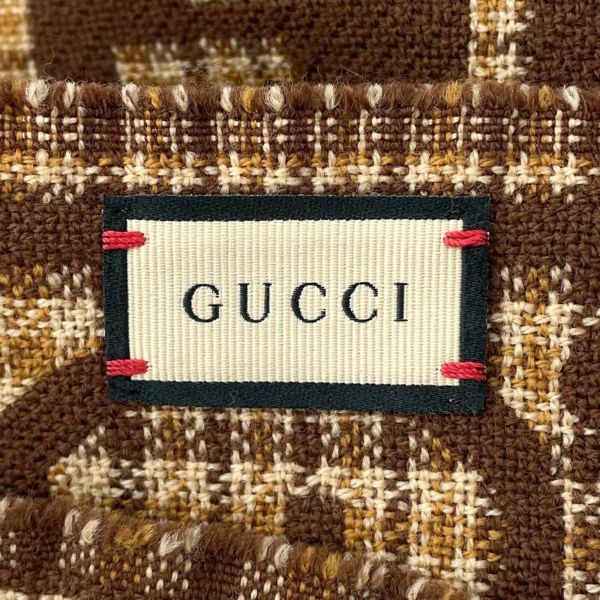 グッチ スカーフ GGウールジャカード チェック柄 ウール スカーフ 660025 GUCCI ストール マフラー GG柄