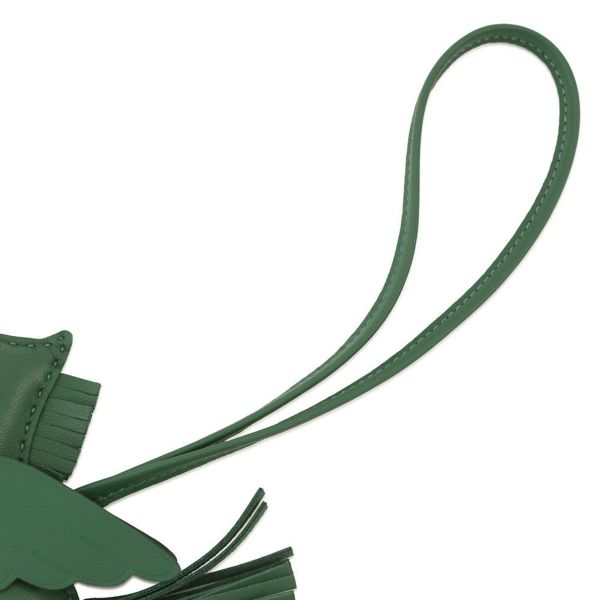 エルメス バッグチャーム ロデオPM ペガサス ヴェールモワイヤン ラムスキン W刻印