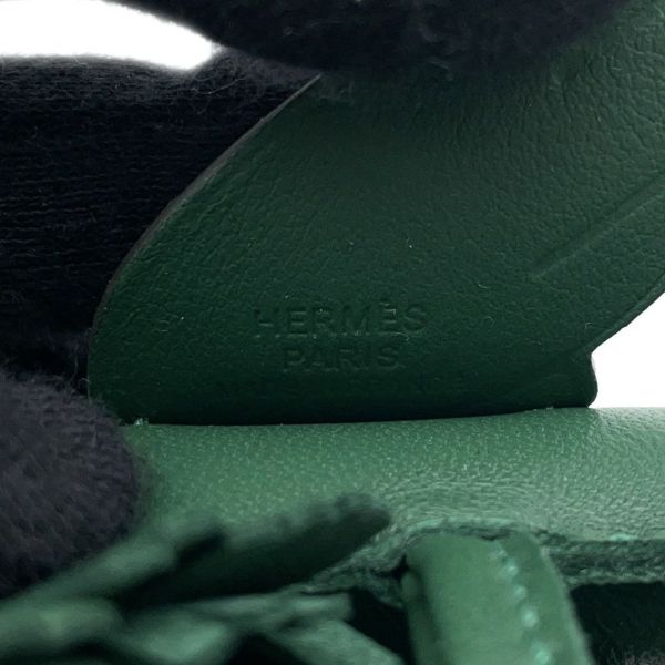 エルメス バッグチャーム ロデオPM ペガサス ヴェールモワイヤン ラムスキン W刻印