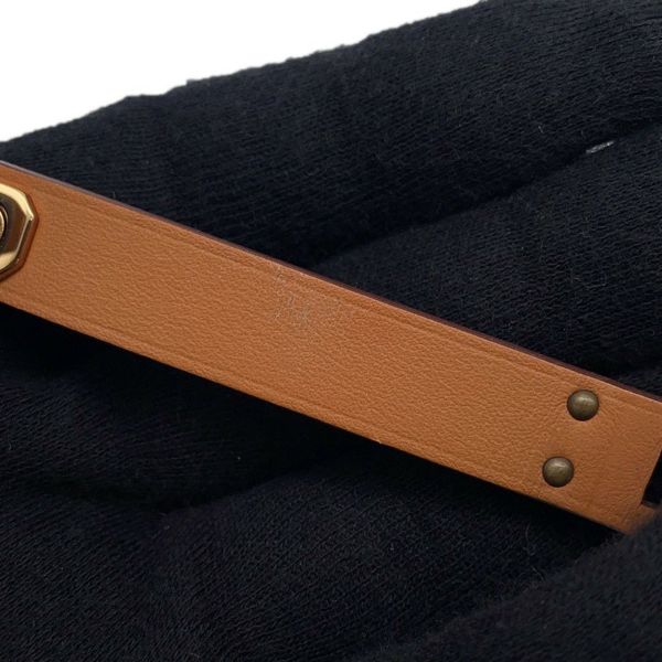 エルメス ブレスレット レザーブレスレット アス・ドゥ・クール ゴールド/ゴールド金具 スイフト Z刻印 サイズ T2