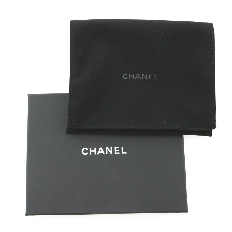 シャネル 三つ折り財布 マトラッセ ココマーク クラシック スモール フラップ ウォレット キャビアスキン AP0229 黒