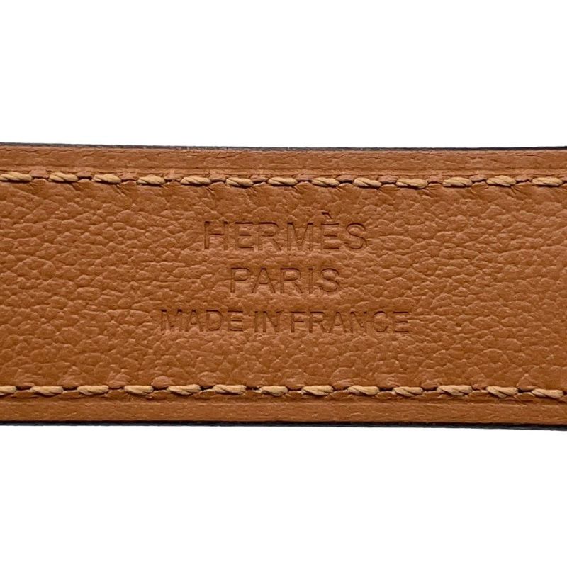 エルメス ケリーベルト エトゥープ/シルバー金具 エプソン U刻印 HERMES べルト