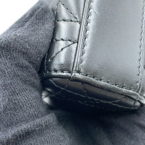 ディオール ハンドバッグ レディ D-JOY カナージュ マイクロ ラムスキン S0910ONGE Christian Dior 2way 黒
